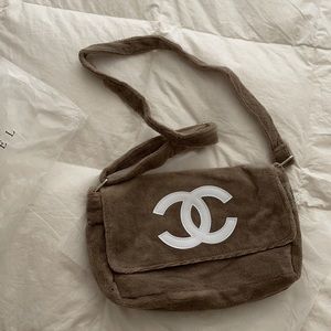 Chanel terrycloth bag